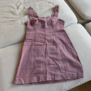 Urban Outfitters Pink Denim Dress